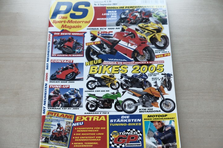 Deckblatt PS Sport Motorrad (09/2004)